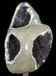 Unique Amethyst Geode On Metal Stand - Uruguay #50718-5